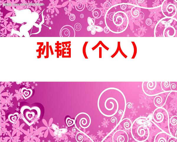 孙韬（个人）